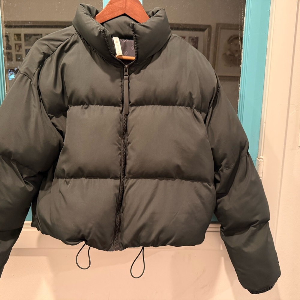 Fabletics Black Puffer Jacket - image 1